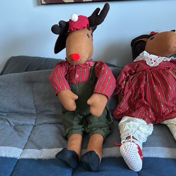 Christmas Reindeer Family- stuffed - Picture 2 of 8